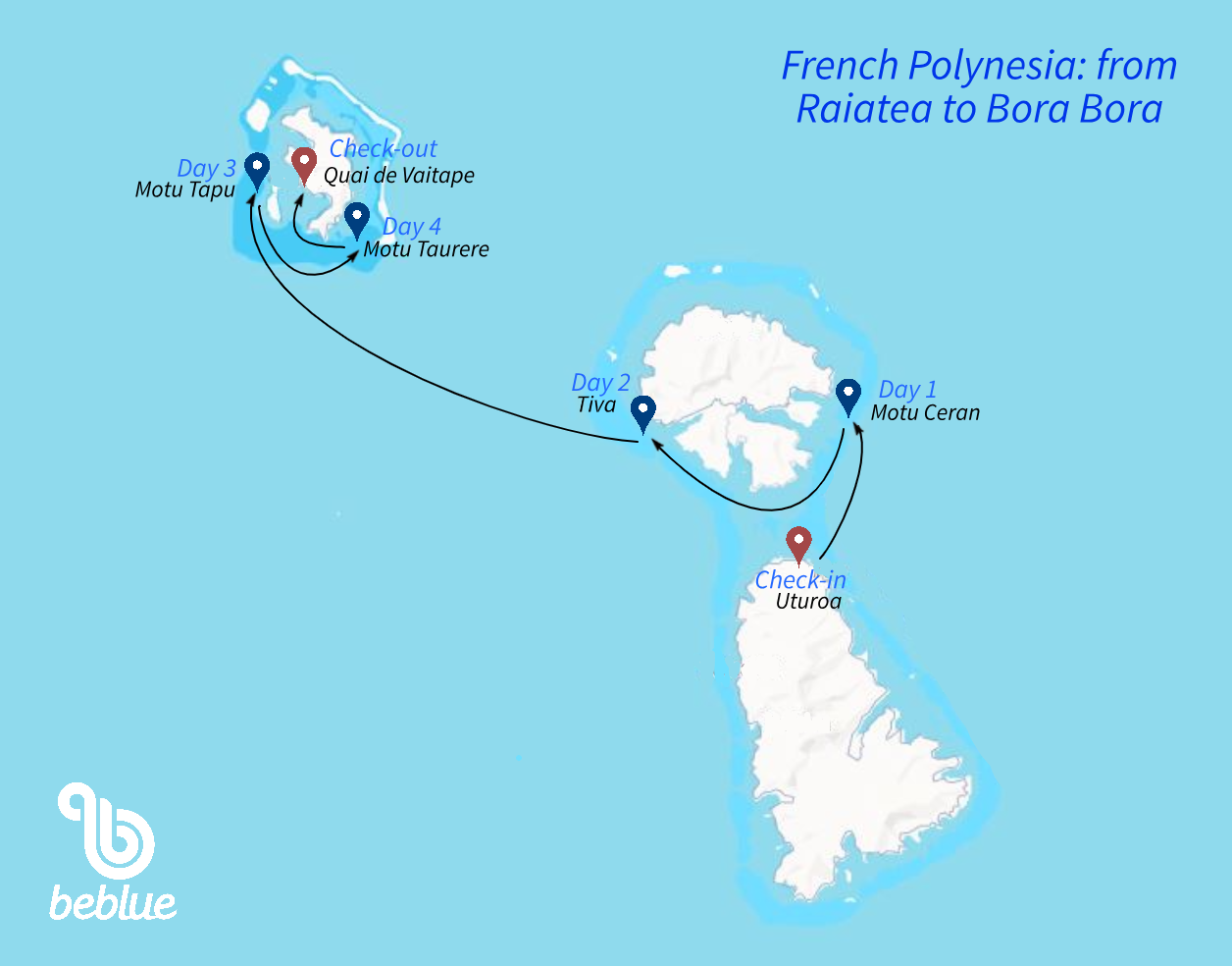 French Polynesia: from Raiatea to Bora Bora - ID 565